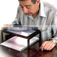 3X LED Lighted Table Magnifier Magnifying Glass Lamp A4 Reading Aid Loupe thumbnail-5