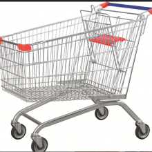 Metallic Hand Trolley With Basket thumbnail-3