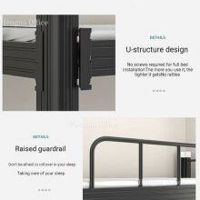 Quick Assemble Screwless Steel Bunk Bed Detachable Twin Over Twin — Project Ready, Low-Labor Furniture Wholesale Solution thumbnail-4