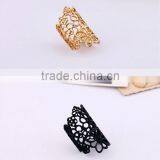 Popular Selling Hollow Out Real Rose Gold Alloy Ring For Women Quality Choice thumbnail-1