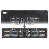 Live Scene Dual 7'' Dual Touch Monitor Display VGA DVI LCD Rack Mount thumbnail-4