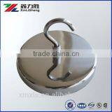 Magnetic Mount Hook,20lb Chrome Plated 1-3/8in.L