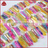 Natural Copper Cystal Quartz Chip Beads Strands Semi Precious Stone or Bracelet Jewelry DIY thumbnail-2