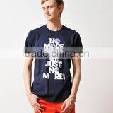 Blue o Neck Hotsale Couple t Shirt Plain for Printing Wholesale thumbnail-1