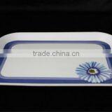 15.5 Inch Two-handled Rectangular Melamine Tray thumbnail-1
