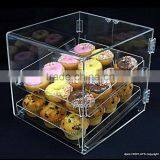 Acrylic Cake Candy Holder Cones Display , Acrylic Cake Show Case