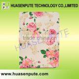 Romantic Rose Flower Stand Case Flip Leather Case for IPad5