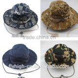 Wholesale Price Bucket Style Cotton Outdoor Camouflage Caps thumbnail-3