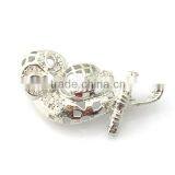 Finely Processed Little Owl Brooch thumbnail-1
