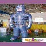 Freely Walking Inflatable Moving Santa Claus Cartoon Characters thumbnail-4