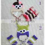 Toddler Dress Winter Baby Birds Hat With Hand Warmer Wholesale