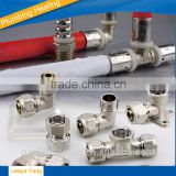 wholesale brass fittings push fit fittings high quality floor heating system brass fitting/copper fittings