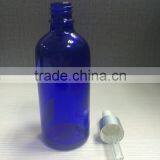 100ml Custom Made Blue Color Glass Essential Oil Bottle