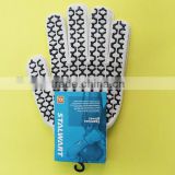 Safety product dotted working gloves cotton knitted gloves