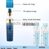 v Shape Purple Plastic 100ml 50ml Bottle thumbnail-3