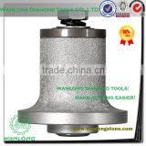 high quality vacuum brazed diamond finger router bit for stone grinding and milling