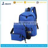 OEM Leisure Canvas Backpack Bags Set With Printing Own Logo
