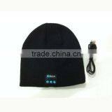 2016 New Product Bone Conduction Wireless Bluetooth Handsfree Beanie Hats With Stereo Headphones Hot Sale thumbnail-1