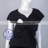 Short Sleeve Breastfeeding Nursing Clothes Nursing Clothes thumbnail-2