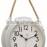 Retro Rope Home Metal Mounted Clock Decorative Wall Clock thumbnail-2