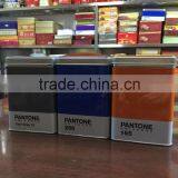 Rectangular Tin Box PANTONE Tin Box Biscuit Cookie Cracker Chocolate Candy Tin Box