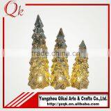 Simple Glass Christmas Tree With Led Light for Christmas Day Decoration