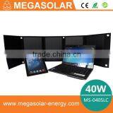 High Efficiency Foldable 40W Solar Laptop Charger thumbnail-1
