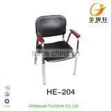 Simple Style Stackable Conference Synthetic Leather Chair thumbnail-5