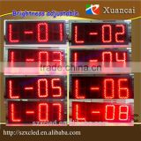 DIP LEDS 7 segment 88:88 Big led timer board 5'' Red brightness adjustable LED digital timing clock or countdown timer