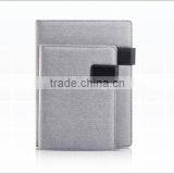 High Quanlity Nylon/PU Leather Cover Portfolio With Zipper