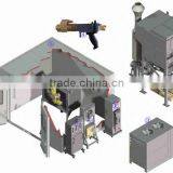 supersonic plasma hot spray coating machine/equipment with sound proof room