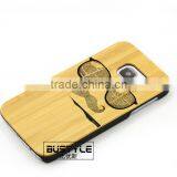 For IPhone 6 Wooden Covers, Wood Plastic Case for IPhone 6, Bamboo Wood Covers for Samsung Galaxy s6 s7 Edge j7 Case Quality Choice thumbnail-4