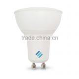 Led Bulb GU10 Lamp Spotlight Spot Light 6W 400lm 100 Degree CE RoHS EMC LVD Certificates 50mm Plastic Coated Aluminium