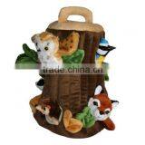 Finger Puppet Tree House/ Animal Tree House Finger Puppet Set thumbnail-3