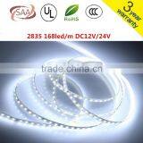 IP65IP68ip20 Led Strip 2835 5M 168led/m Flexible Led Bar Light Warm White/white 12V24v