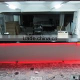 Waterproof straight bar counter/led bar counter/best selling bar counter