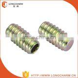 High Quality Zinc Alloy Inside and Outside Teeth Wooden Furniture Insert Nut