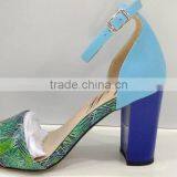 Latest Design Lady's Genuine Leather High Heel British Style Customized Women Shoes Brand thumbnail-3