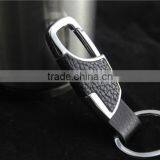 Man's New Design Leather Keychain/fashion Leather Metal Keychain thumbnail-2