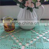 Factory Wholesale Crochet Square Wool Table Cloth, Crochet Wool Table Cloth