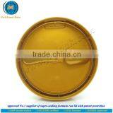 Tailored Colors Plastic Labeling Seal Lid for Milk Powder Can With Scoop With FSSC 22000 Certified by GMP Standard-with Patent