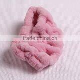 Latest Lovely Princess Crown Coral Fleece Face Wash Headband thumbnail-2
