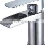 Soft Square Waterfall Open Spout Mono Basin Tap Faucet thumbnail-1