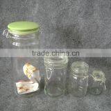Glass Jar With Glass Lid thumbnail-3