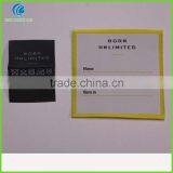 High Quality Garment Cotton End Fold Brand Label / Sew on Woven Label thumbnail-3