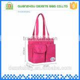 Pink Custom Outdoor Fashion Adjust Shoulder Baby Diaper Bag thumbnail-1