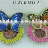 Cement Butterfly Garden Stone