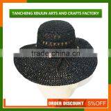 Best Quality Girl Beach Straw Floppy Hat thumbnail-2