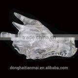 Natural Rock Quartz Clear Crystal Dragon Skull From China thumbnail-1