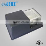 UL DLC listed 28W IP65 Glass Shell LED wall pack light with MW driver